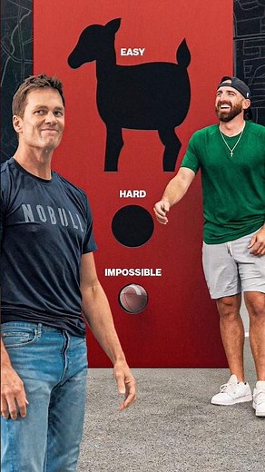 IMPOSSIBLE FOOTBALL THROW WITH TOM BRADY 🏈