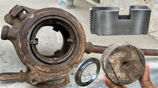 How The Missing Parts of an Old Manual Pipe Threader Were Made Useful by Making New Ones on a Lathe R | Repairation Daily