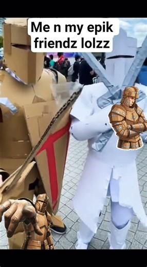 Cardboard Crusader Armour #truedialogue