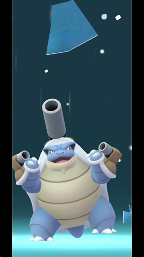 Blastoise Mega Evolution in pokemon go #shorts #pokemongo