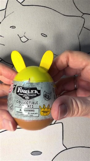 Fuggler Easter eggs🤗🐣 I love these so much, I have already made a key chain out of the blue one with purple spots 💙💜#trinket #fugglers #blindboxopening #quirky