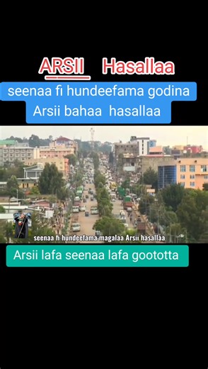 Seenaa Fi Hundeefama Godina Arsii Bahaa