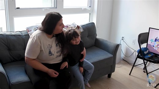 Denisse and her daughter Jamie once faced homelessness. Today, they have a safe home at Corazon Del Valle in Los Angeles County, thanks to support from the Affordable Housing and Sustainable Communities program, jointly administered by HCD and Gov. Office of Land Use and Climate Innovation Business, Consumer Services and Housing Agency #HousingForAll | California Department of Housing & Community Development