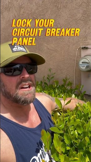 Locking your circuit breaker panel provides essential safety and security.