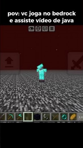 pov: vc joga no bedrock