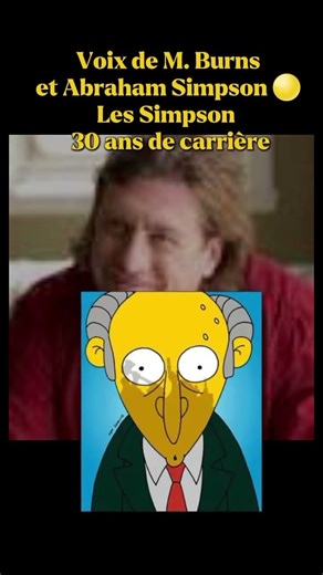 Benoît Rousseau 😢 La voix de M. Burns des Simpson nous quitte 🕯️ #hommage #personnalité