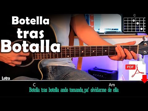Botella Tras Botella - Christian Nodal - Tutorial De Guitarra | PDF Gratis