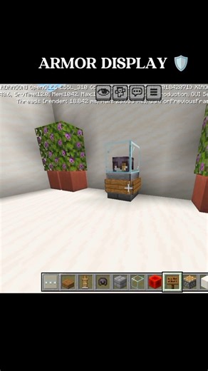 I Built an Armor Display in Minecraft 🛡️ | Creative Build