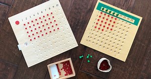 Montessori Multiplication and Division Boards for Home Learning