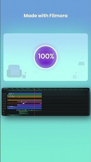 Battery Percentage Motion Graphics Using Filmora @FilmoraWondershare
