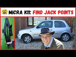 Nissan Micra K11: How To Find Jacking Points (Jack Points)