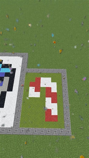 Satisfying Minecraft Sand Art 🎨 → Magic Candy Cane! ✨