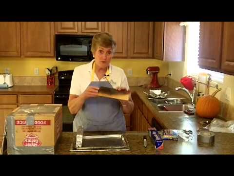 Making A Cardboard Box Oven