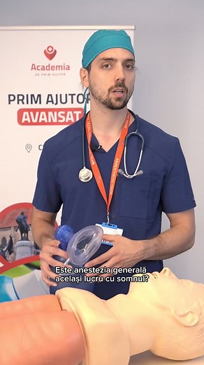 23K views · 624 reactions |  Este anestezia generală același lucru cu somnul fiziologic? #anesthesia #sleep #medicine #doctor | Academia de Prim Ajutor | Facebook