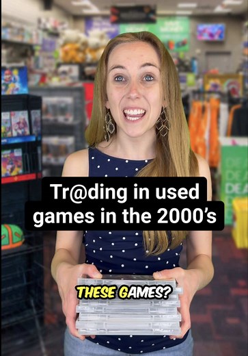 Tr@ding games in the 2000s @@oxbrandi #videogames #2000s #y2k #retrovideogames #nintendo Gaming setup, Nintendo games, Nintendo DS, Nintendo switch, 2000s video games, 2000s nostalgia, y2k games