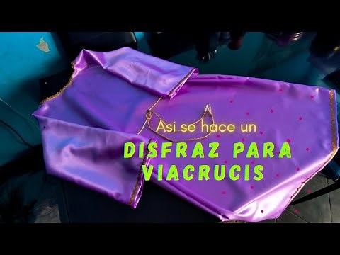 TÚNICA O DISFRAZ CASERO SUPER FÁCIL DE HACER🧵🪡Hecho a mano.