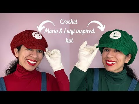 Crocheting Mario/Luigi Inspired Hat