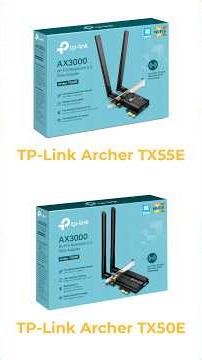 ما الفرق بين موسع الإشارة TP-Link Archer TX55E و TP-Link Archer TX50E؟