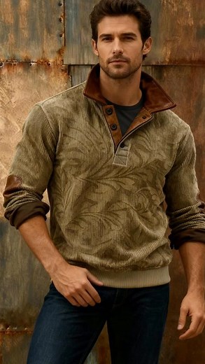 鸞 Saddle up, gentlemen! Our Men's Retro Western Collection brings the...