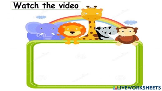 Zoo animals activity for FIRST GRADE