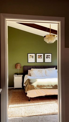 Walnut Beams for a Primary Bedroom Remodel