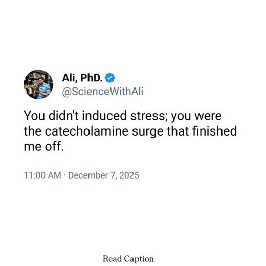 Ali -PhD || PU 🇮🇳 | When the body perceives an acute stressor, the sympathetic nervous system activates the “fight or flight” pathway, rapidly releasing... | Instagram