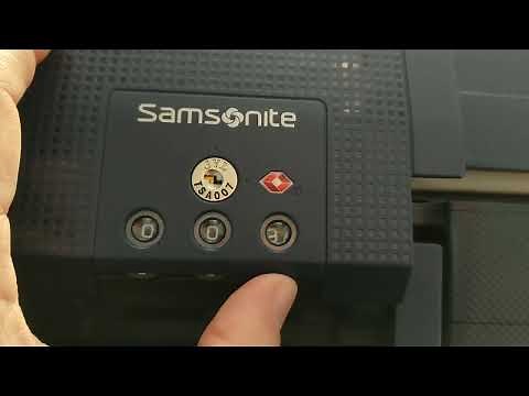 How to Set Code on Samsonite TSA Lock