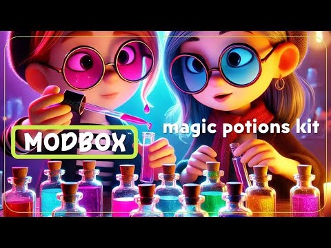 MODBOX: Mini Magic Potions Chaos! What Happens When You Mix Them All?