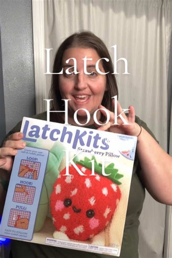 Latch hook kits are so much fun! I find these so much as a kid and brings back so many fun memories!! #90skid #latchhook #artsandcrafts #summeractivities #craft