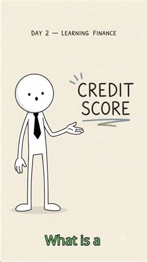 DAY 2: What Is a Credit Score? 📊 Explained Simply#Finance #CreditScore#MoneyExplained#Credit#Shorts