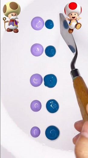 SUPER MARIO COLOR MIXING #colormixing #colors #mario