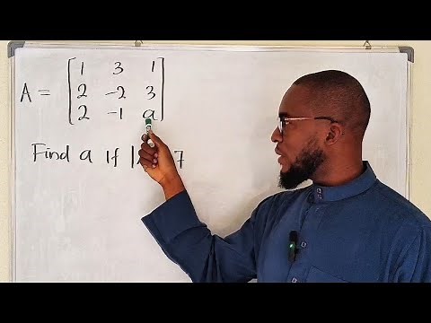 Matrices | Finding an unknown element of a matrix