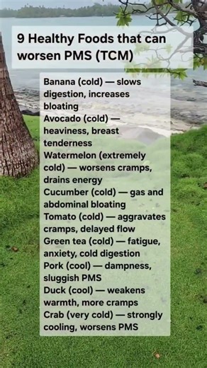 STOP Eating These ‘Healthy’ Foods During PMS 😱❌ (TCM Truth)