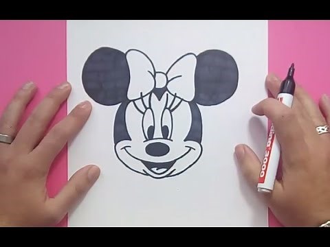 Como dibujar a Minnie paso a paso 2 - Disney | How to draw Minnie 2 - Disney