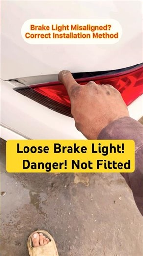 How to Fit Brake Light Properly with Body | Easy Fix#aliautoworkshop #automobile #restoration