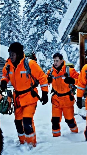 Frozen & Fainting! Dog & Wild Bear Form Unlikely Team To Save Him #shorts #animalrescue