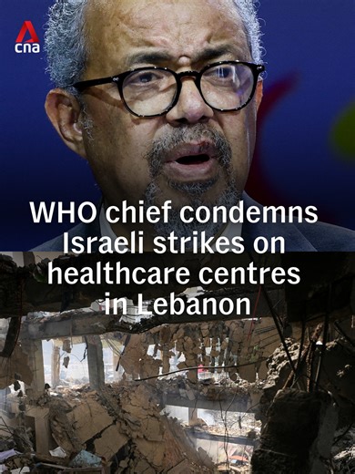 World Health Organisation (WHO) Chief Tedros Adhanom Ghebreyesus has condemned attacks on healthcare facilities in Lebanon, the latest which saw 14 healthcare workers killed in separate strikes on Friday (Mar 13). In a statement, he said:
