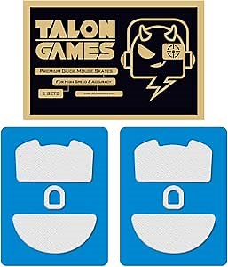 TALONGAMES 3D Series Super Fast Mouse Feet Skates Compatible with Razer Viper V3 Pro Gaming Mouse Feet Replacement PTFE 3D Pattern Low Friction Pro Performance Upgrade