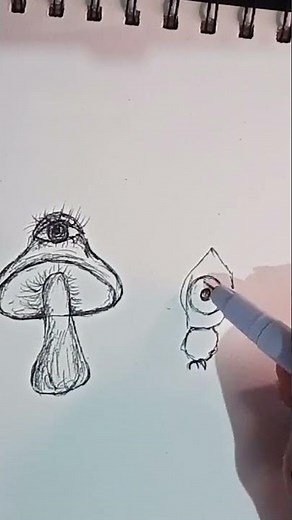 Horror Doodle Art || Simple and Easy ✏️✏️🖤