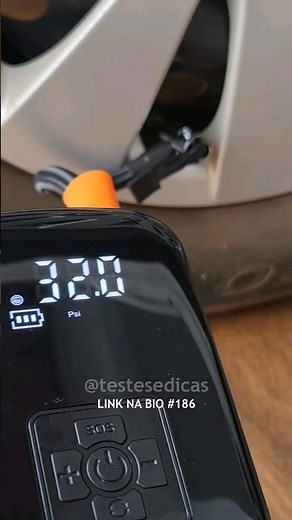 MINI COMPRESSOR DE AR PORTÁTIL COM BATERIA