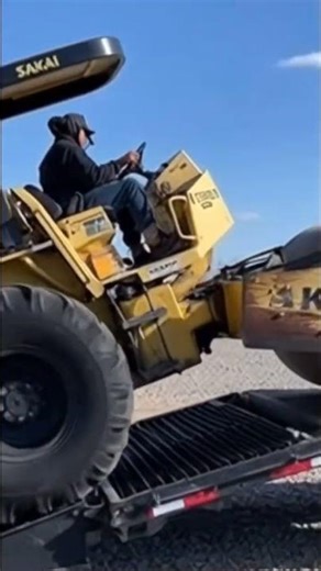 step up trailer? #action #automobile #excavator