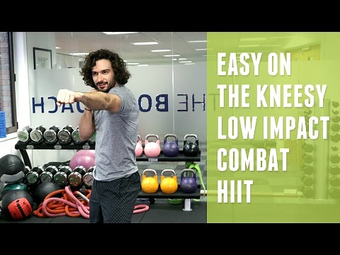 Low Impact Combat HIIT | Easy On The Knees | The Body Coach