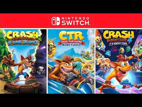 Crash Bandicoot Games for Nintendo Switch