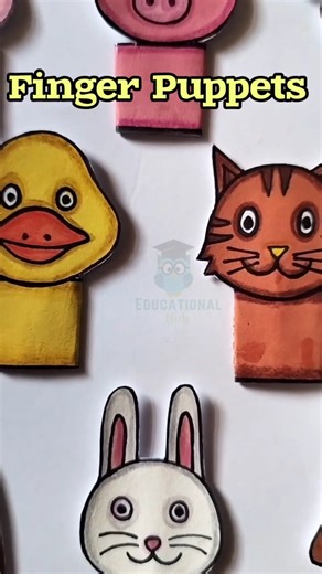 Finger Puppets #drawing #art #shorts #fingerpuppets