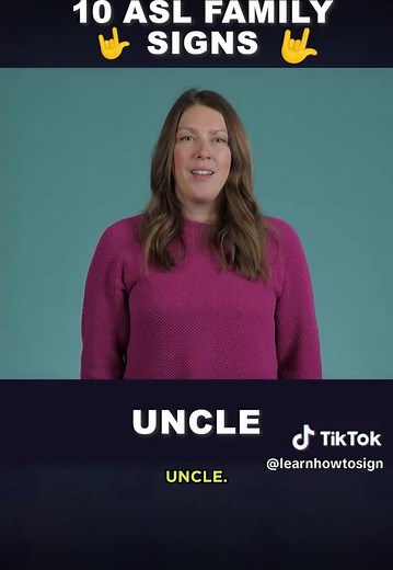 🤟 10 ASL Signs About Family 👪 #asl #family #learnasl #learnhowtosign Want to learn ASL? 📚✨ Learn How to Sign makes it easy with engaging lessons, cultural insights, and real-world signing tips! Visit learnhowtosign.com/tiktok or check out our YouTube channel