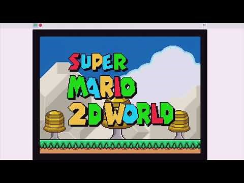 Super Mario 2D World Gameplay (Scratch)
