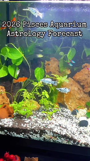 2026 Pisces Aquarium Astrology Forecast General Vibe for Pisces Aquariums: In 2026, your aquarium will be under the influence of Neptune, bringing a peaceful and dreamy atmosphere. Expect your aquarium to exude a sense of harmony, though there will also be moments of sudden inspiration and unexpected change. This will be a year for embracing balance, creativity, and fluidity in the care of your underwater world. ✨ January - March: Dreamy Beginnings Mood: January begins with a reflective, dreamy 
