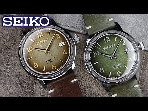 Seiko Presage Matcha Green Tea and Roasted Green Tea Limited Editions Full Review | SRPF41 | SRPF43