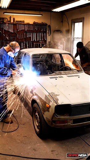 1976 Toyota Corolla KE30 classic car restoration #asmr #carrestoration #classiccar