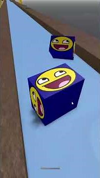 Sliding down a hill in a Roblox game